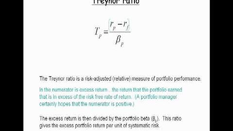 Sharpe, Treynor, Jensen - Part I - CFP Tools