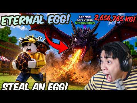 STEAL AN EGG EP 4 | MY FIRST ETERNAL EGG! $74,000,000/S AGAD!