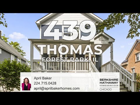 439 Thomas Avenue, Forest Park, IL home video tour