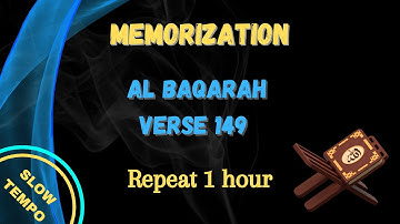 سورة البقرة الآية ١٤٩ مكرر ١٤٩ (مكرر) ساعة واحدة #سورة_البقرة #القرآن الكريم