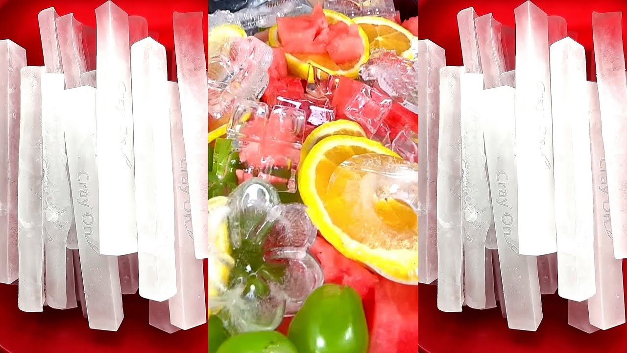 ASMR HARD ICE EATING / CRUSHED ICE / THIN ICE / CLEAR ICE - YouTube