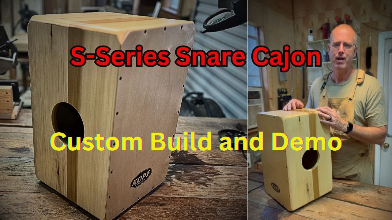 Handcrafted S-Series Snare Cajón: Sound Demo & Close-Up 🎶 - YouTube