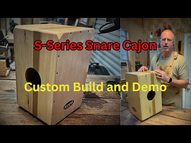 Handcrafted S-Series Snare Cajón: Sound Demo & Close-Up 🎶 - YouTube