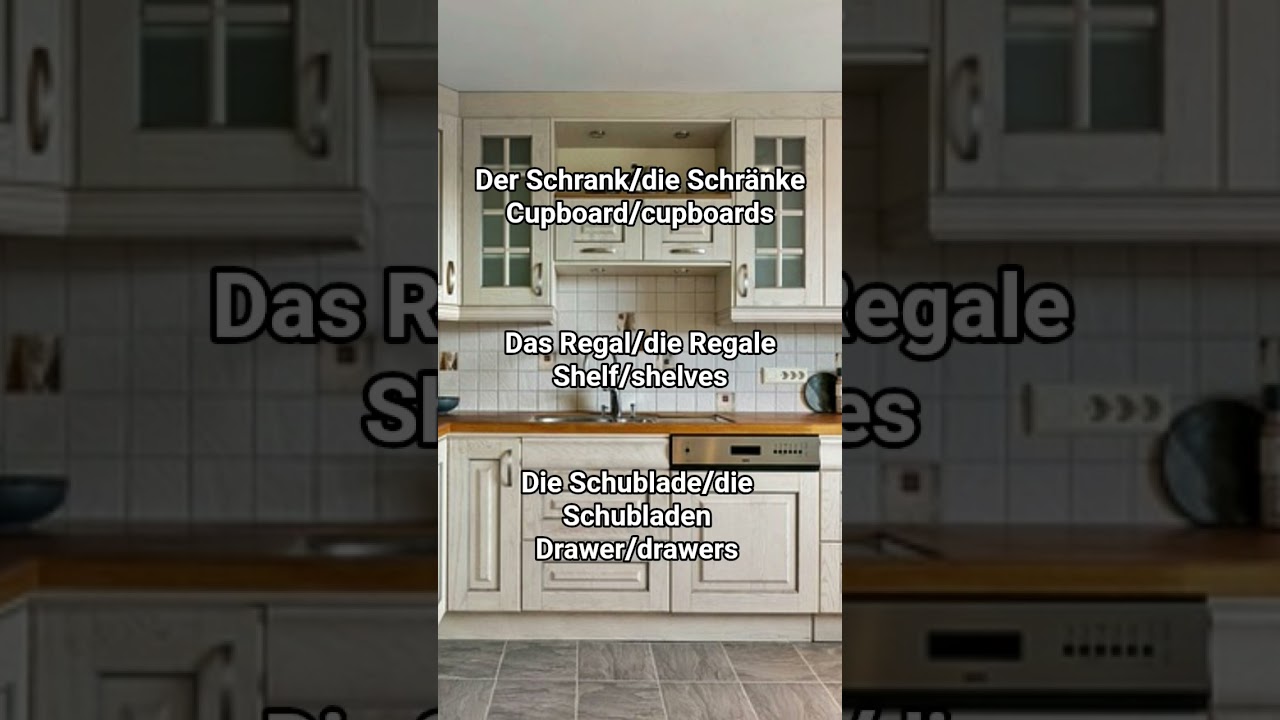 Kitchen Vocabulary in German Language - Part 19 