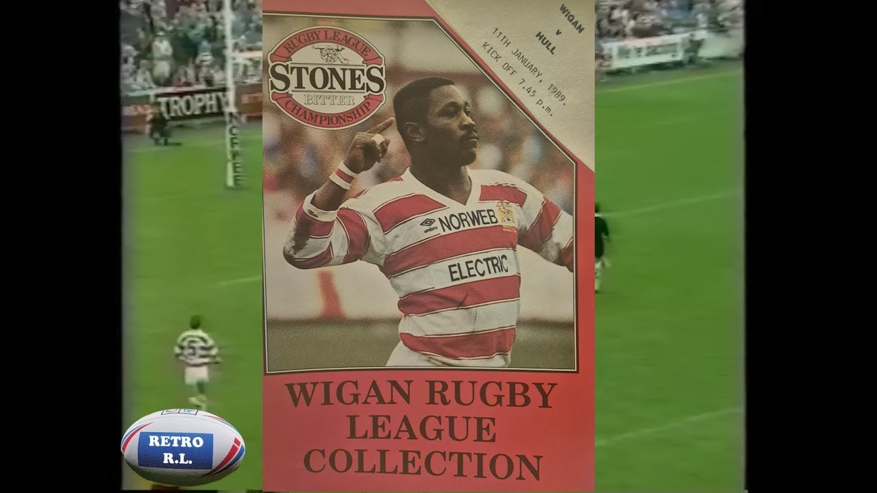 1989 Wigan vs Hull FC Stones Bitter Championship