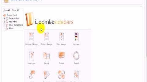 How to add an RSS reader to Joomla using iJoomla SideBars