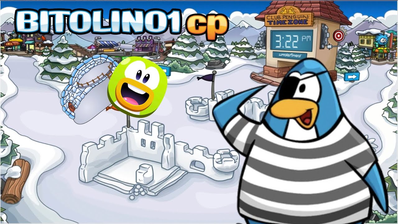 Club Penguin Zero | Massive Snow Forts fight | Massive igloo party