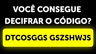 Se Conseguir Decifrar O Enigma, Você Pode Se Tornar Um Agente Secreto