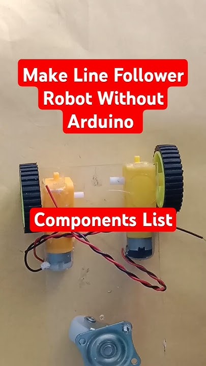 Components required to make Line follower robot #shorts #ytshorts # ...