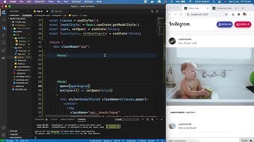 Instagram App Sign in Form Design in React Js part 7