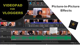Creating Picture in Picture Effects in VideoPad for Multi Camera Vlogging