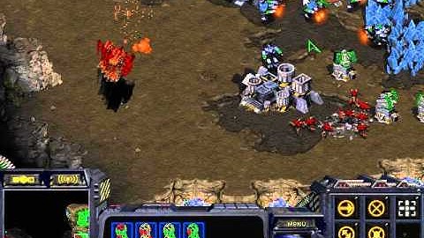 Starcraft Brood war T vs Z in Python 1 3