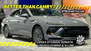 2024 Hyundai Sonata Limited Hybrid and N Line from the New York Auto Show