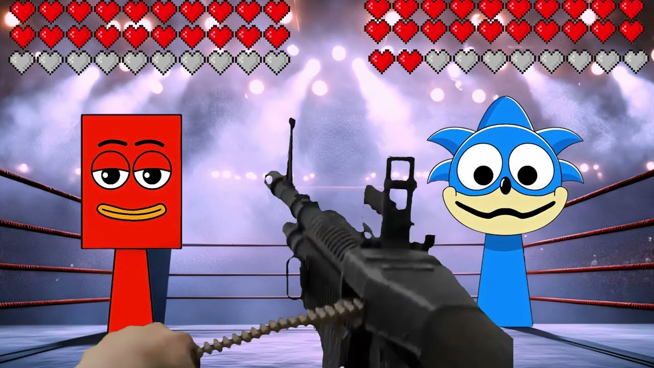 Sprunki OC Rectangle Save The Shapes Phase 2 VS Sprunki OC Shin Sonic Phase 4 - Sprunki Incredibox