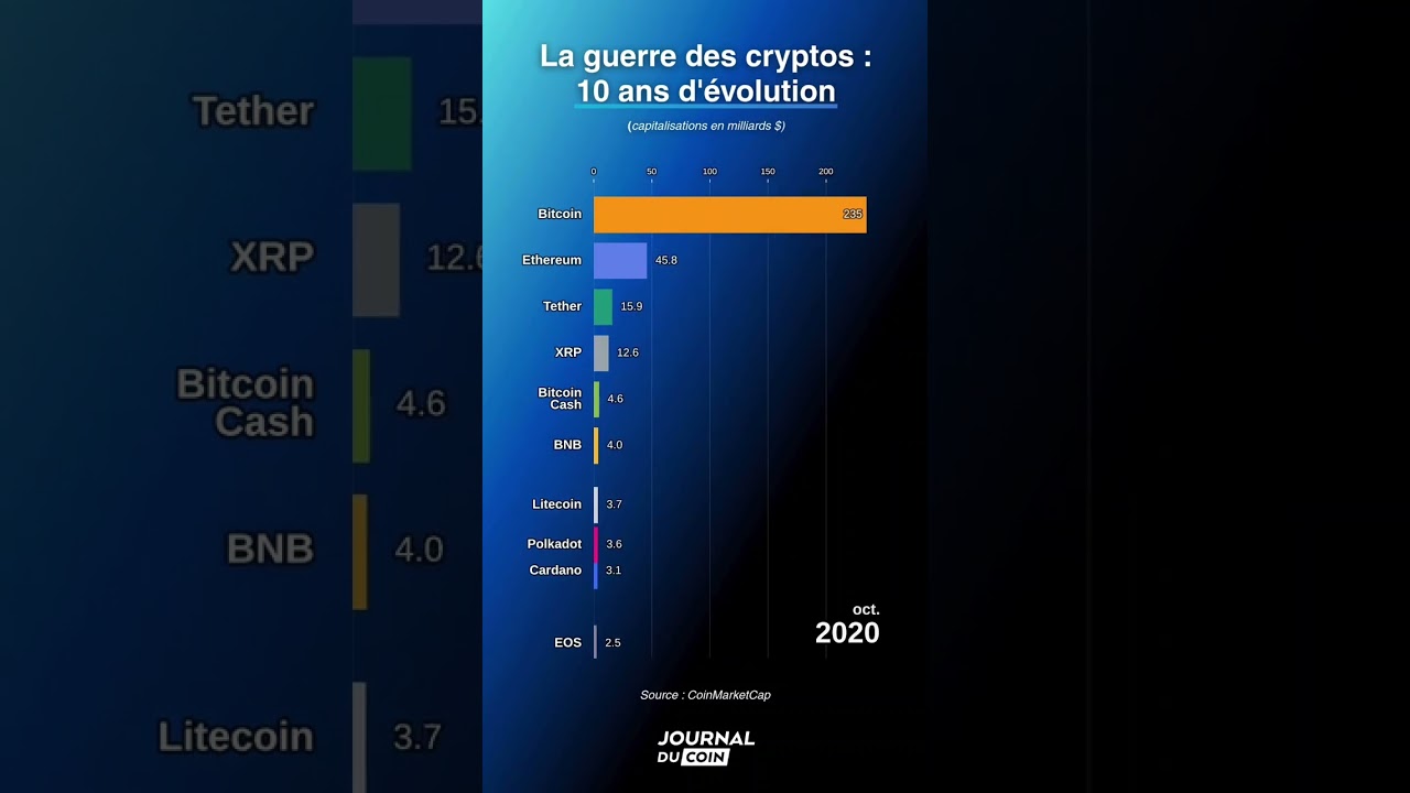 Vignette 🚀 2016-2026: 10 ans de capitalisation crypto résumés en quelques secondes !