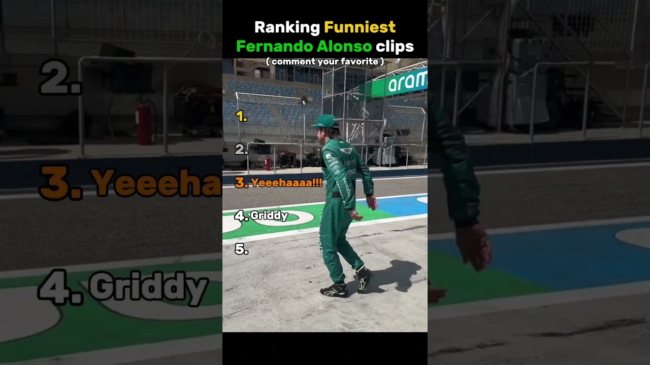 Рейтинг лучших смешных моментов Фернандо Алонсо