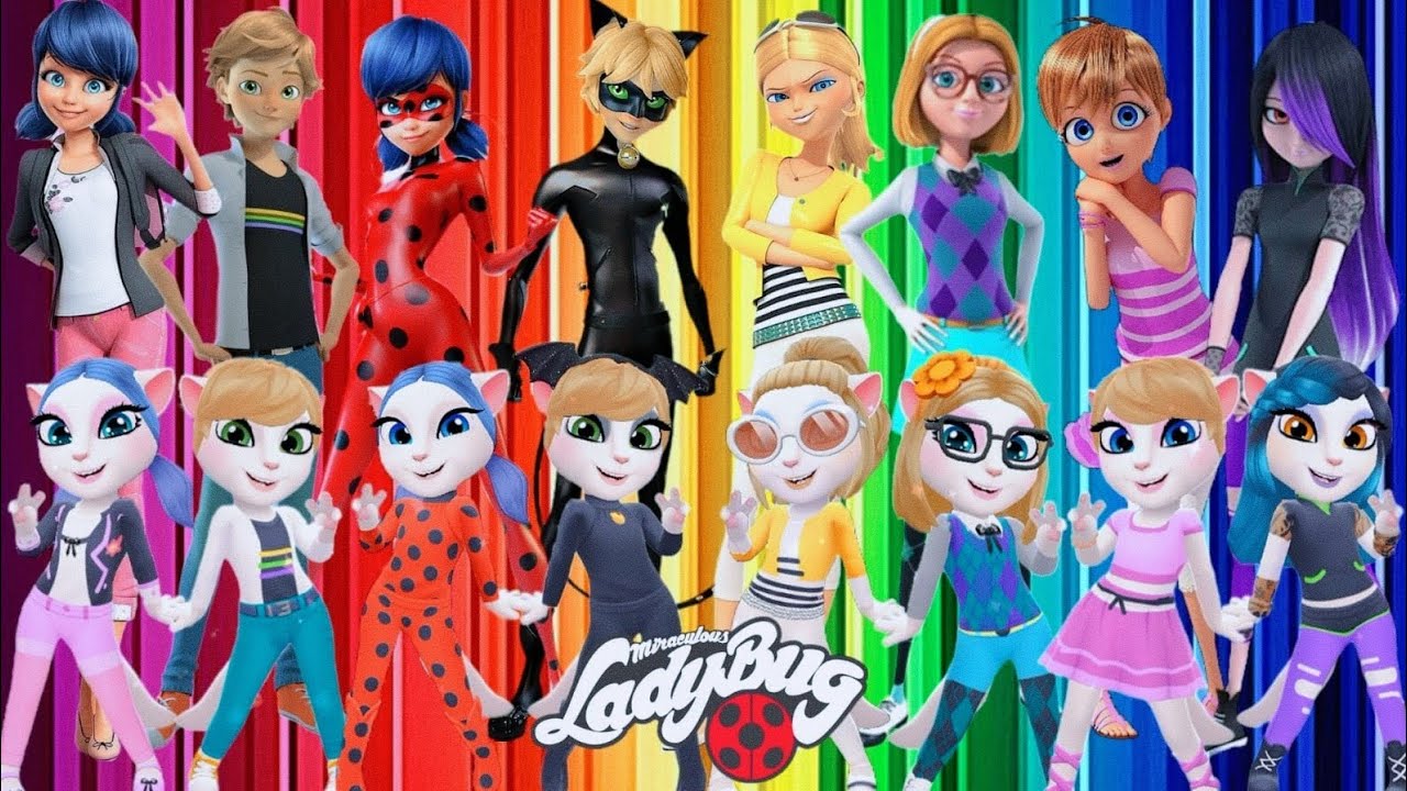 🌈MIRACULOUS LADYBUG 🐞 ➕  ANGELA | Marinette and Adrain ➕True Friends | New Update Cosplay 