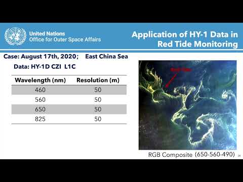 Module 3 Lecture 3: Application of HY-1 Data in Red Tide Monitoring