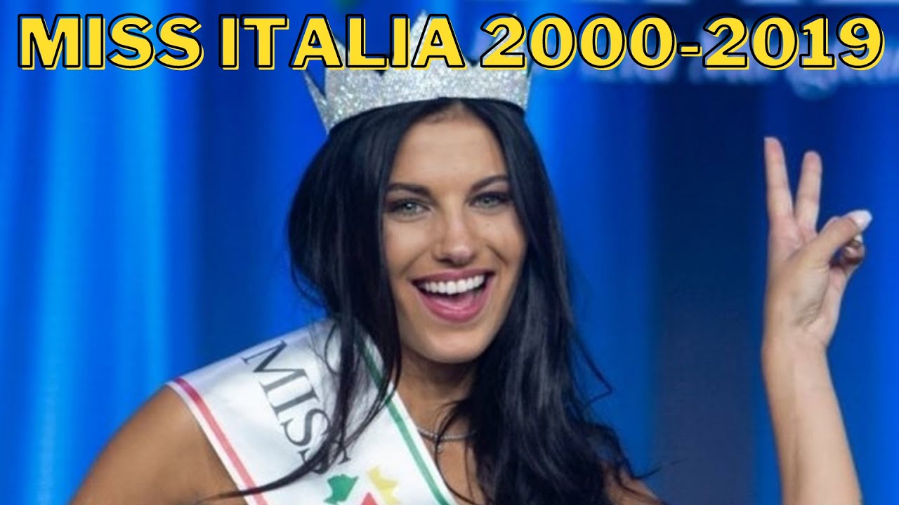 Vincitrici Miss Italia dal 2019 al 2000