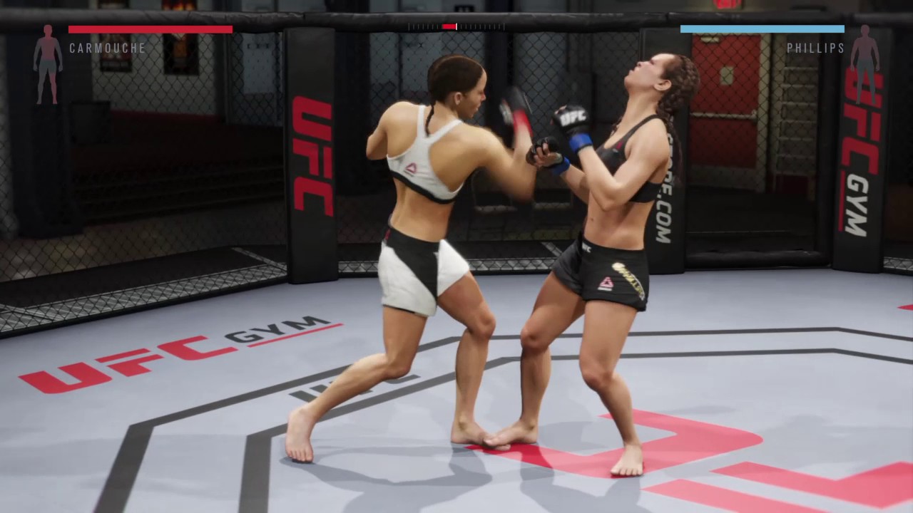 Liz Carmouche vs Elizabeth Phillips, (UFC 2: Ryona Edition) .