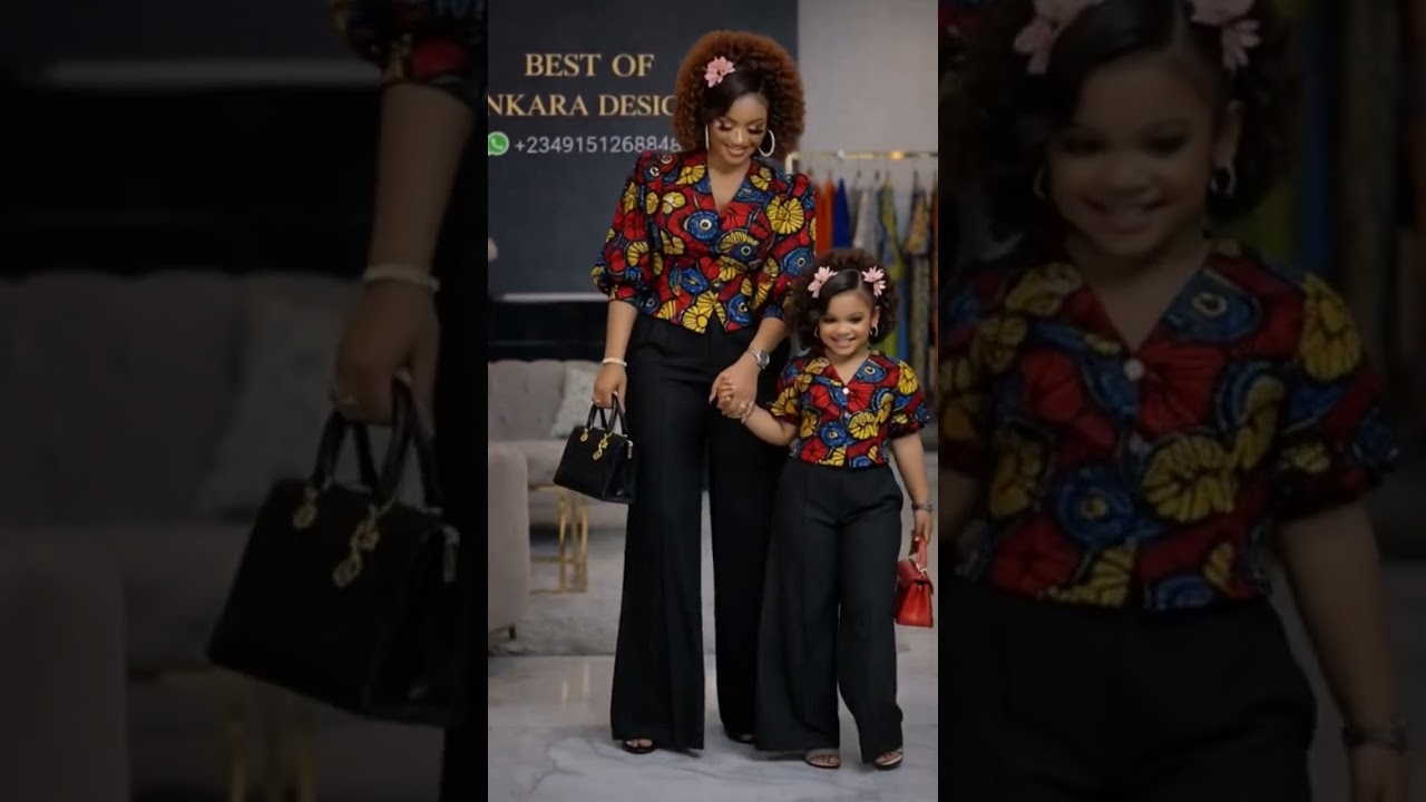 Модные дизайны Анкара для мам и дочерей, которые вы обязательно должны увидеть! 