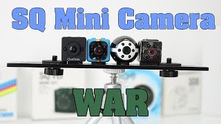 SQ12 vs SQ11 vs SQ9 vs SQ8 Mini Camera Comparison