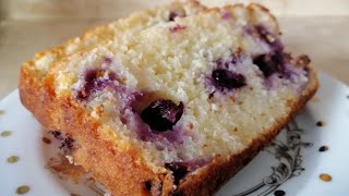 ألذ  وأسهل كيكة ليمون وبلوبيري 🍋🍇The most delicious and easiest  lemon and blueberry cake