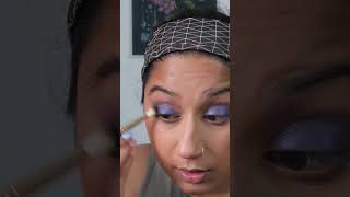 Blue Glitter Smokey Eye Recreating Simone Ashleys Makeup
