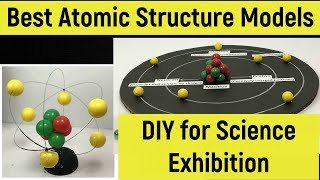Best atomic structure models for science exhibition | Bohr's model| #diyasfunplay | #scienceproject