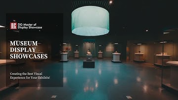 DG High-End Freestanding Museum Display Cases