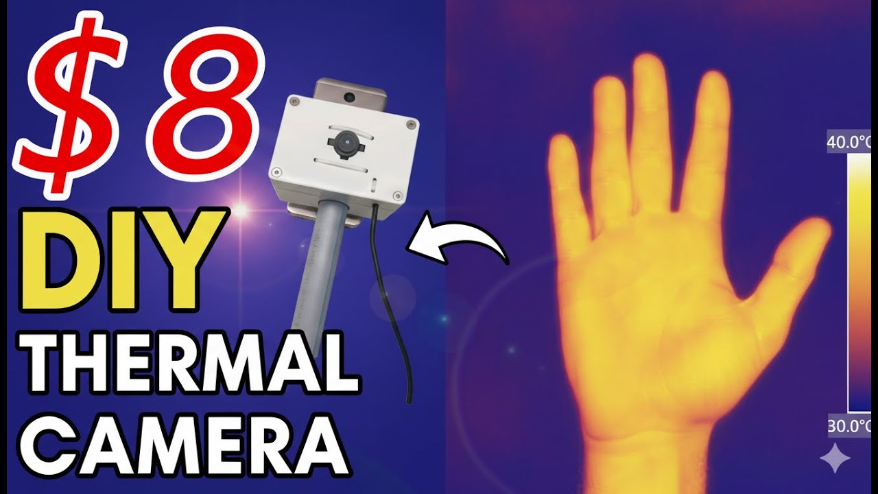 Самодельный тепловизор за 8 долларов! Сверхдешево!