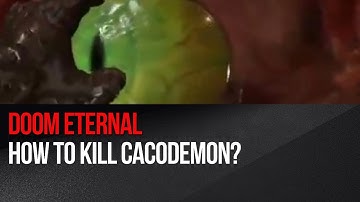 Doom Eternal - Easy method of killing a Cacodemon (large floating head)