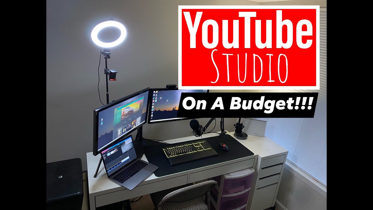 YouTube Studio Setup On a Budget - YouTube