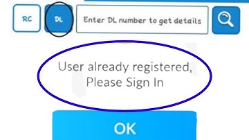 mParivahan Fix User Already registered, Please Sign in Problem Solve