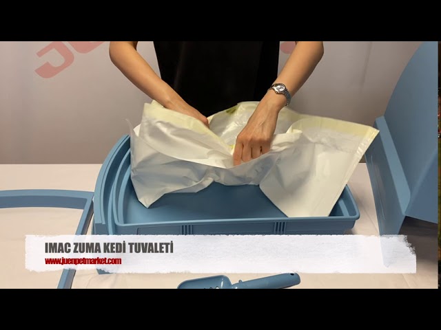 Imac Zuma Cekmeceli Kapali Kedi Tuvaleti Mavi 56 Cm Youtube