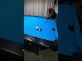 Using Inside English on the Cue Ball 3 Times