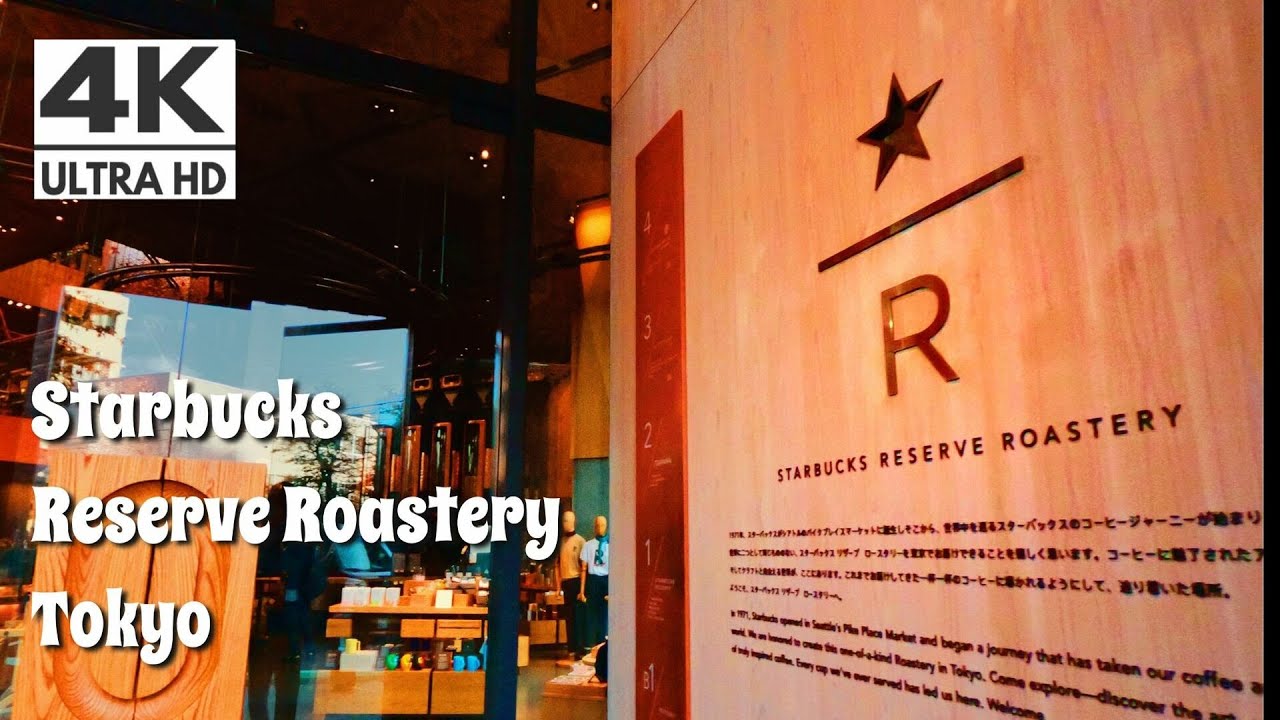 4K Japan-Biggest Starbucks Walking Tour(東京)