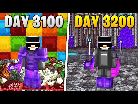 Video I Survived 3,200 Days in HARDCORE Minecraft... - youtube