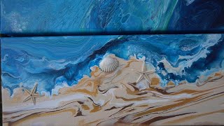 Spontaneous Trips N Quads Collaboration/ Fluid Art/ Acrylic Pouring (139)
