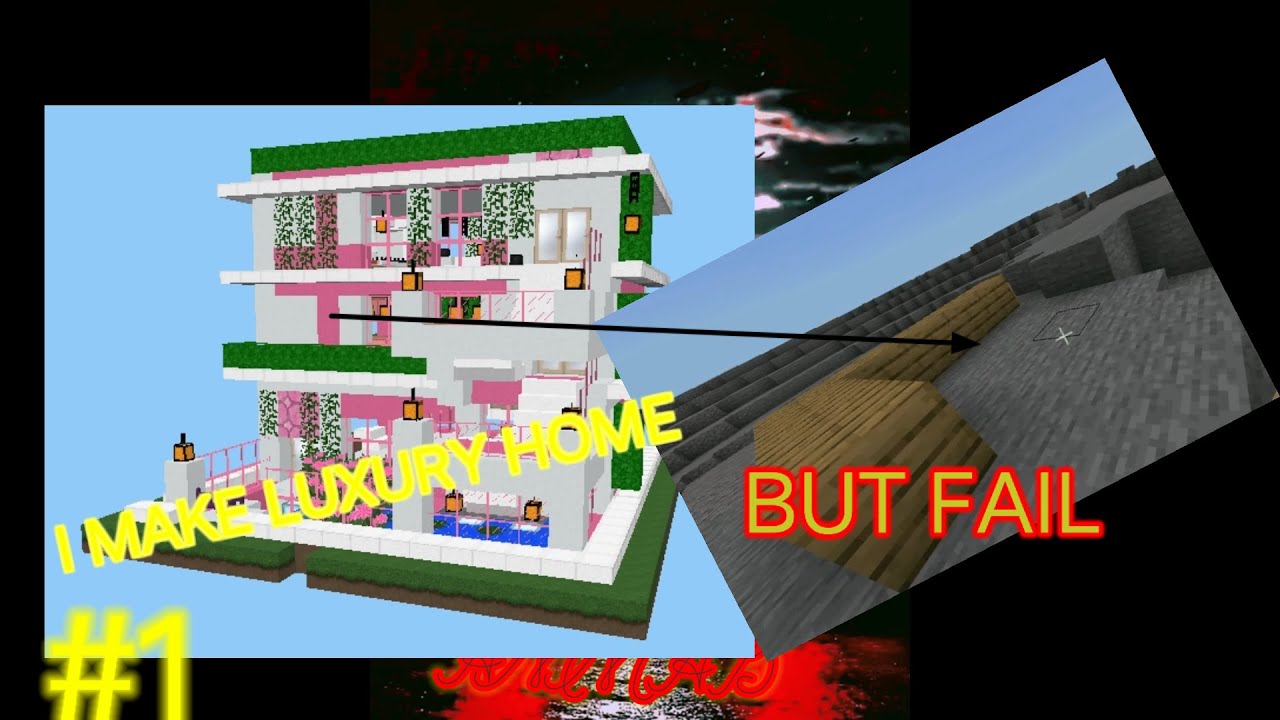 #1 I MADE A LUXURY HOUSE BUT I FAIL😢 #viral #Minecraft #video - YouTube