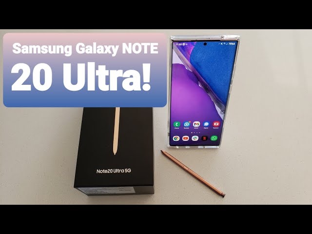 Samsung Note 20 Ultra 5G Unboxing and Specifications! Snapdragon