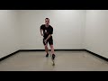 Alternating Heel Touches Front Stick Handle