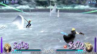 DISSIDIA Cloud Vs Ghost Cloud lv45