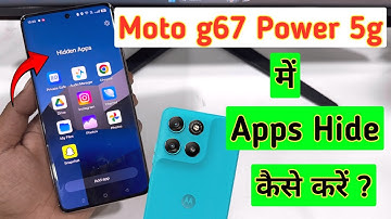 How to hide apps in moto g67 power \ Motorola g67 power apps hide kaise Kare / hide apps in moto