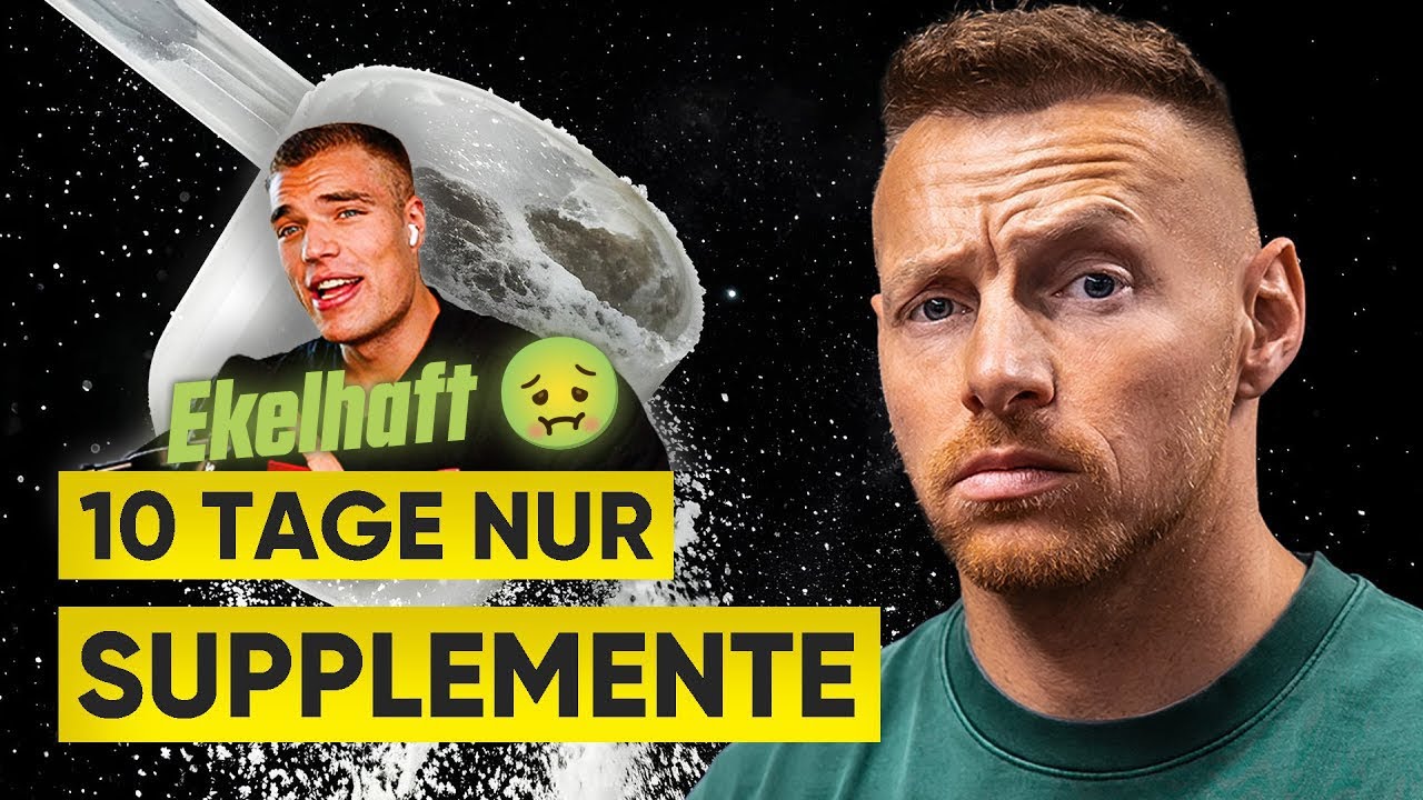 Das muss ekelhaft sein! Coach Stef 10 Tage nur Supplemente