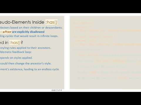 Why :has() Selectors Can't Use Pseudo-Elements in CSS