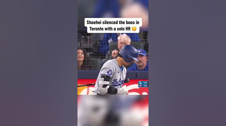 Shohei silenced the boos in Toronto 🗣️
