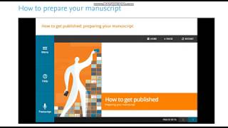 How to publish a manuscript