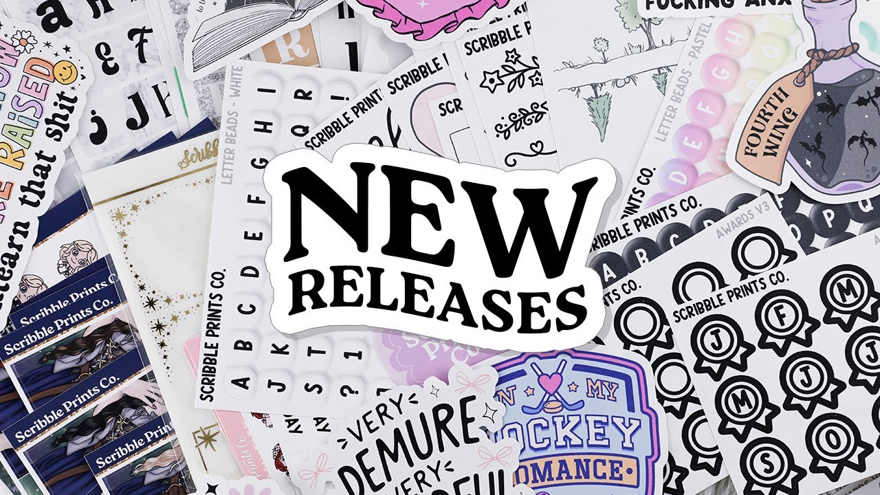 Shop Update: A little bit heavy on the journaling stickers! 😅 - YouTube