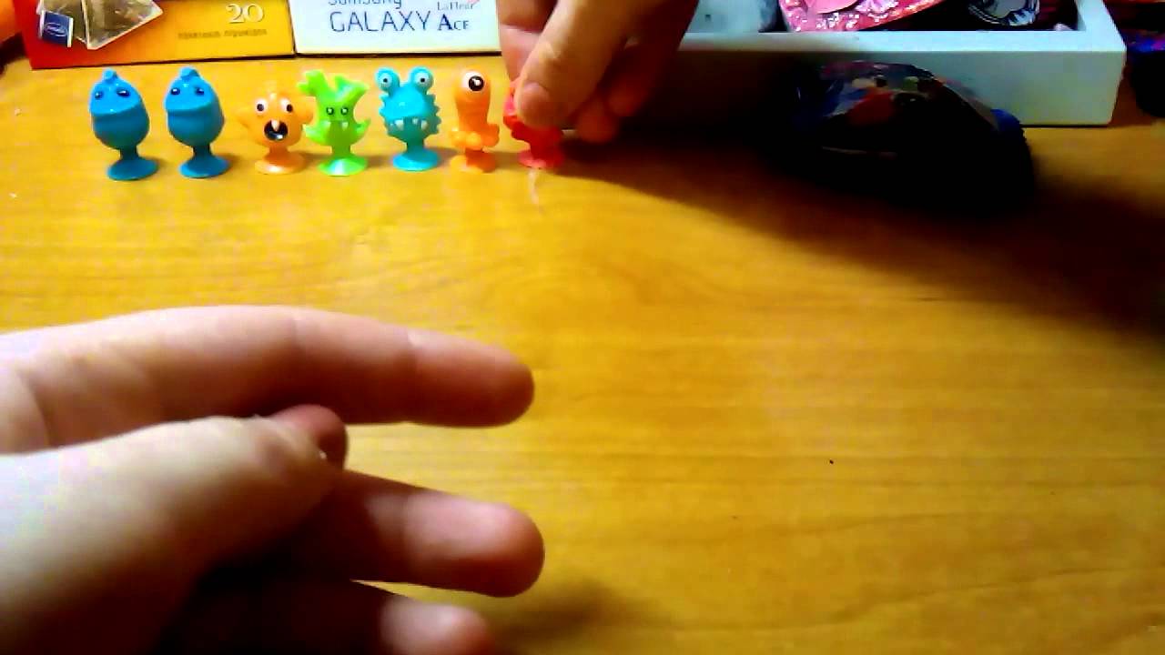 Распаковываем игрушки из Сильно Stikeez #2